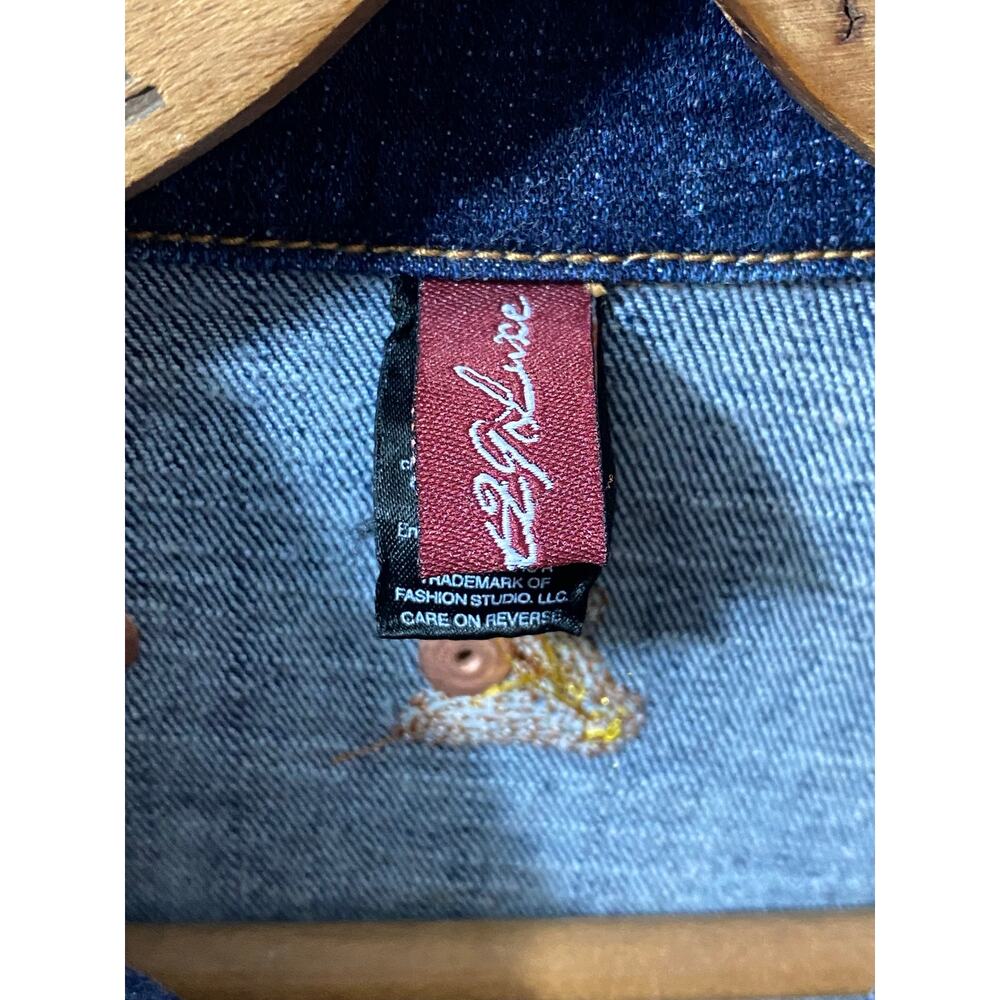 VTG Y2K LOONEY TUNES Tweety Bird Denim Jacket — Warner Bros Medium - Picture 11 of 13